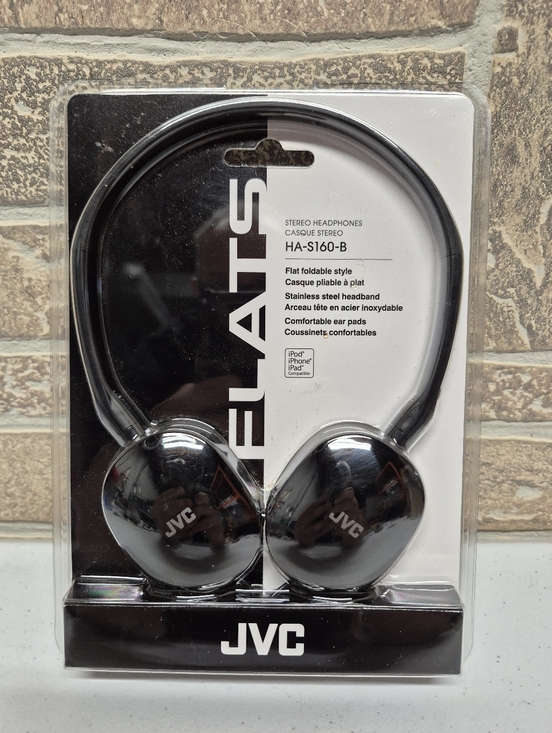 JVC Other - JVC Flat-S Stereo Headphones - Black